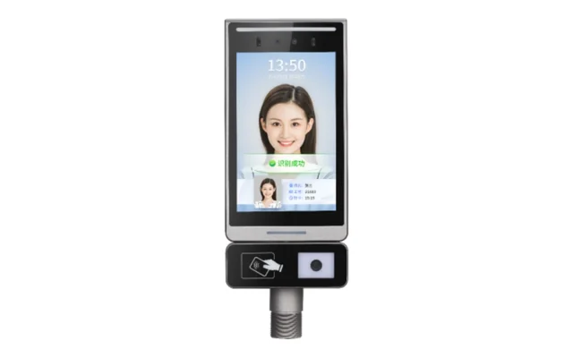 MY1036 8-inch Face Recognition Terminal with QR Code Reader