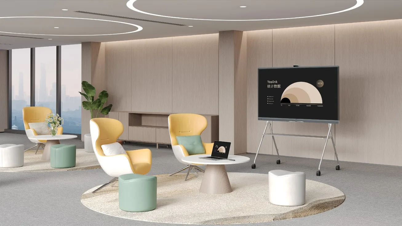 MeetingBoard Pro in an open collaboration space