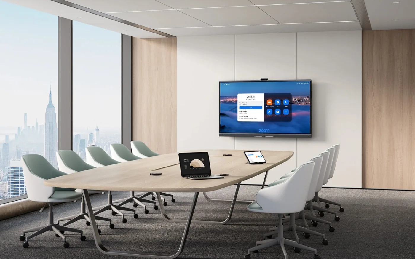 MeetingBoard Pro in a meeting room